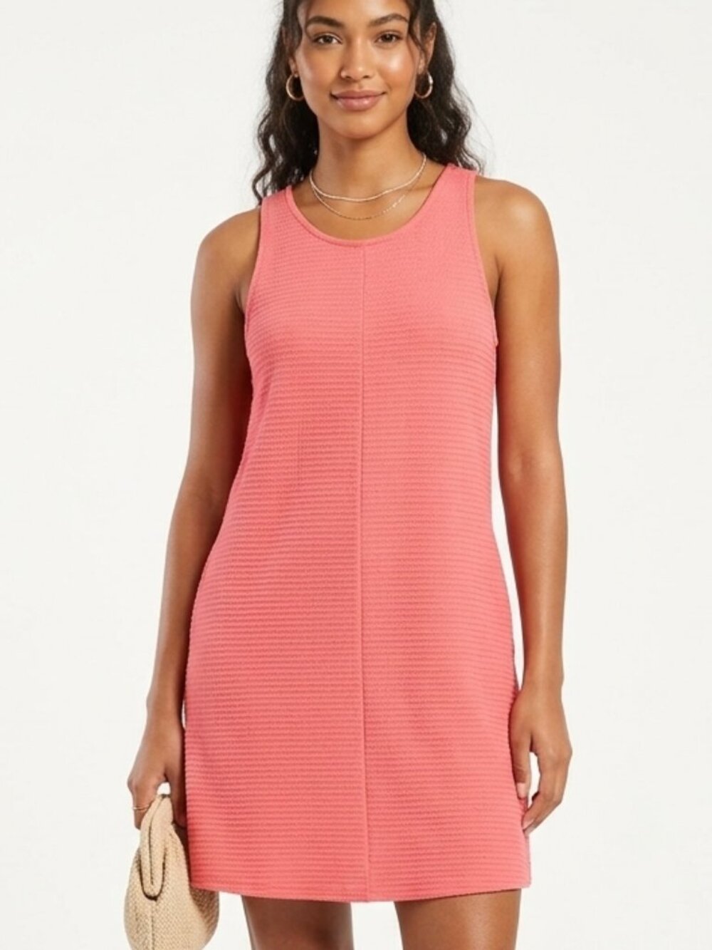 Candie's Pink Sleeveless Knit Mini Dress
